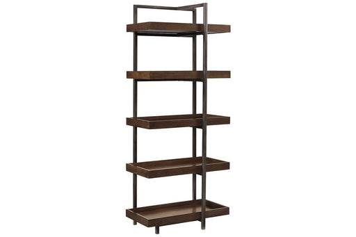 Starmore Brown/Gunmetal Left or Right Pier - Lara FurnitureEntertainment Center