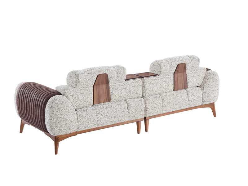 Stella 4-pieces (2 Sofa & 2 Chair) Livingroom in Beige - 200-ELIF-STE-A630-3311