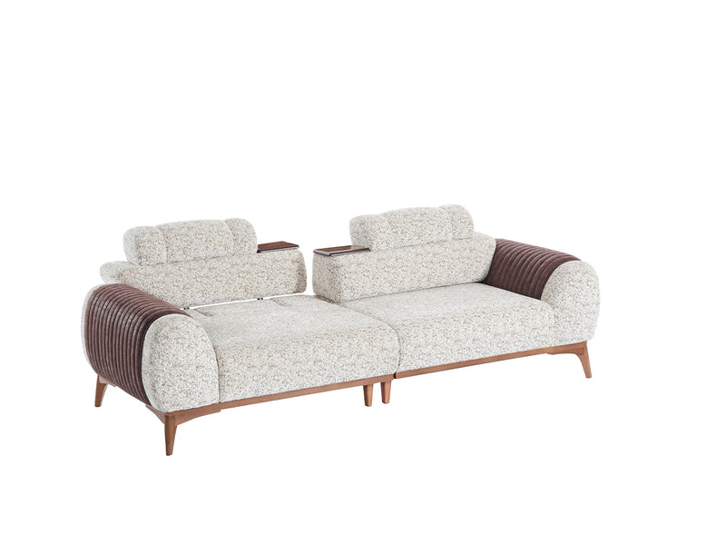 Stella 4-pieces (2 Sofa & 2 Chair) Livingroom in Beige - 200-ELIF-STE-A630-3311