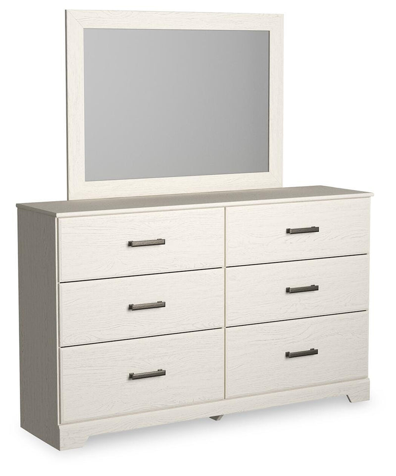 Stelsie King Panel Bed, Dresser, Mirror, Chest and 2 Nightstands - B2588B19