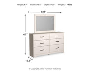 Stelsie King Panel Bed, Dresser, Mirror, Chest and 2 Nightstands - B2588B19