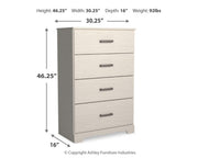 Stelsie King Panel Bed, Dresser, Mirror, Chest and 2 Nightstands - B2588B19