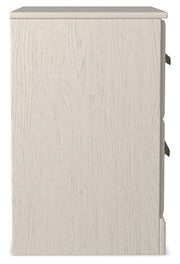 Stelsie Queen Panel Bed with Dresser and Nightstand in White from Ashley - Lara Furniture