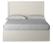 Stelsie Queen Panel Bed with Dresser and Nightstand in White from Ashley - Lara Furniture