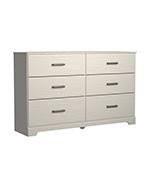 Stelsie White Dresser - Lara FurnitureDresser