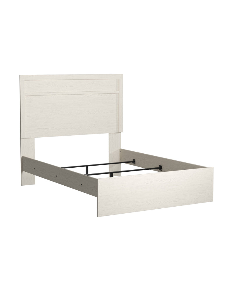 Stelsie White Full Panel Bed - Lara FurnitureFull Bed