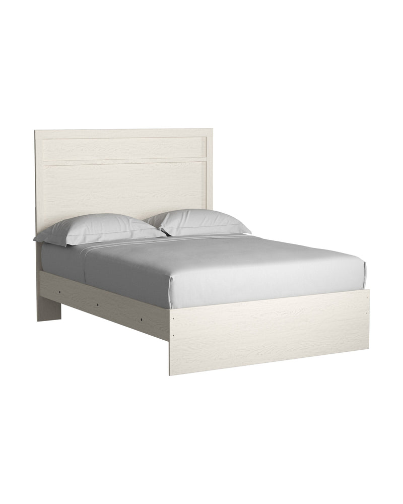 Stelsie White Full Panel Bed - Lara FurnitureFull Bed