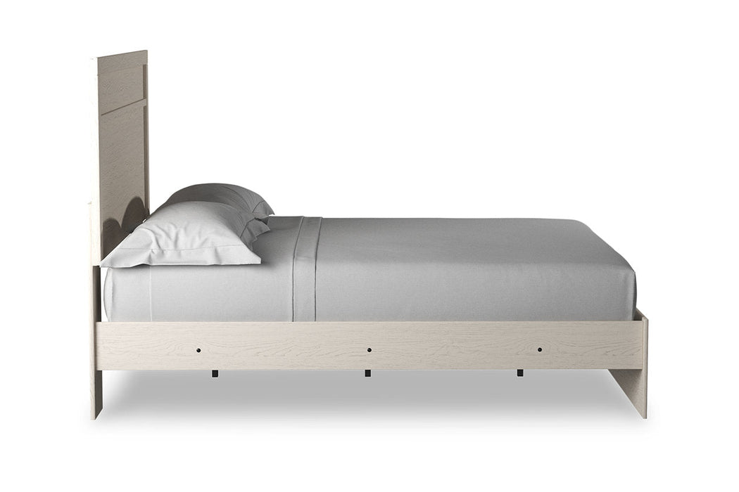Stelsie White Queen Panel Bed - Gate FurnitureQueen Bed