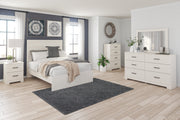 Stelsie White Youth Bedroom Set - Lara FurnitureYouth Bedroom Set