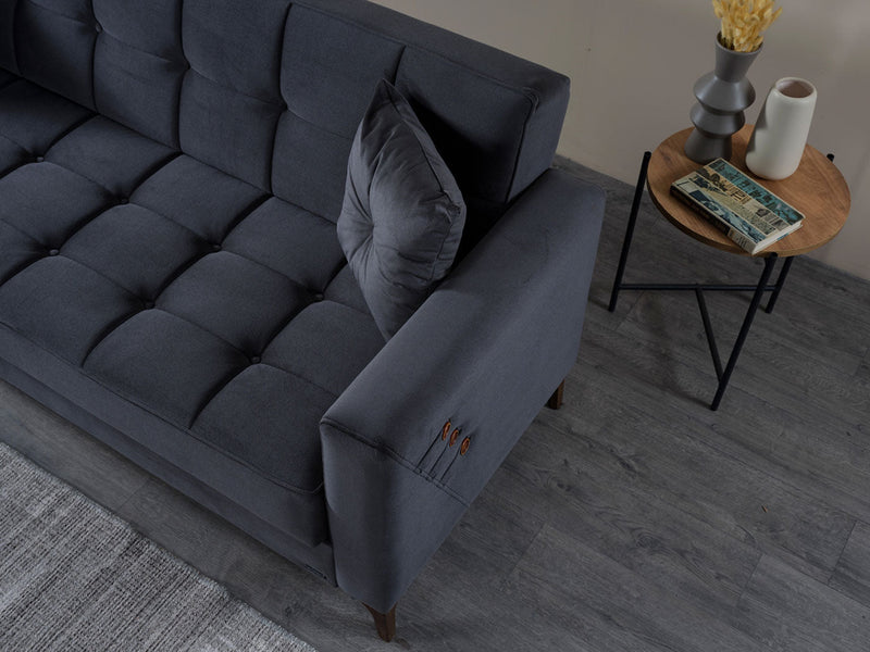 Step 88" Wide Square Arm Convertible Sofa - Sofas