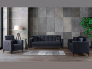 Step 88" Wide Square Arm Convertible Sofa - Sofas