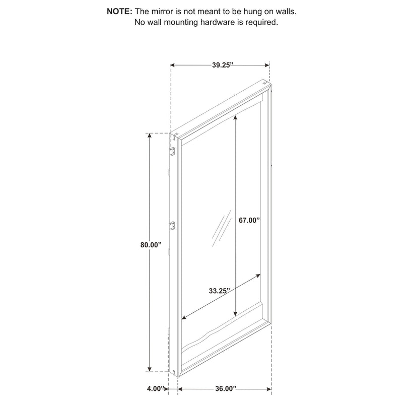 Stillwater Full-Length Floor Mirror - 222808
