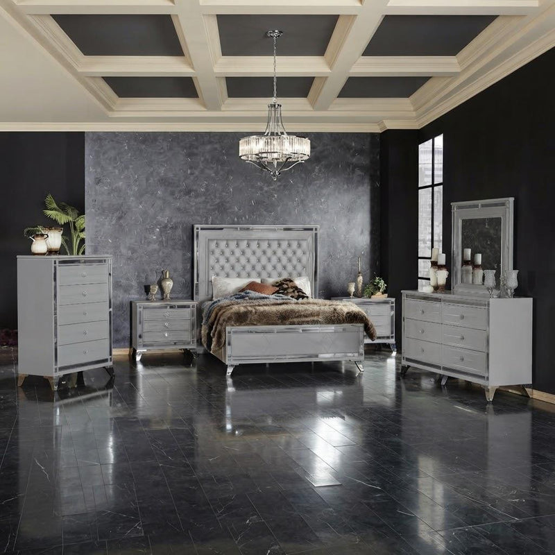 Stockholm - 5 Drawers Light Gray Chest - B248-C-LightGray