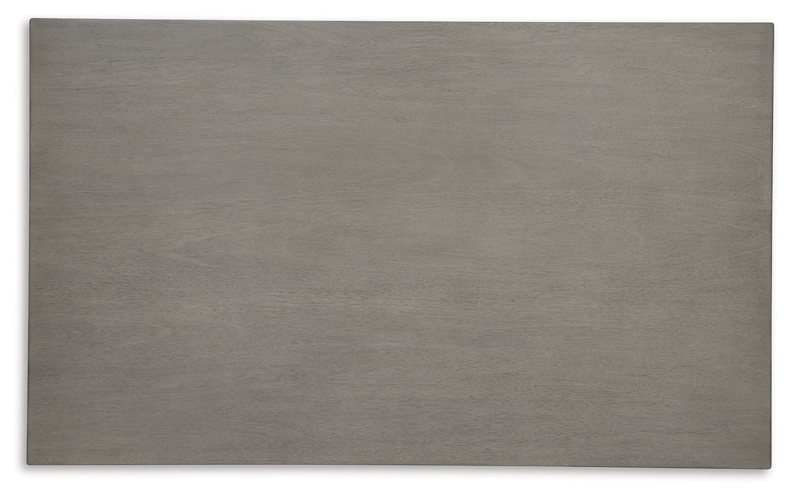 Stonehollow Dining Table and Chairs with Bench (Set of 6) - Gate FurnitureDining Table