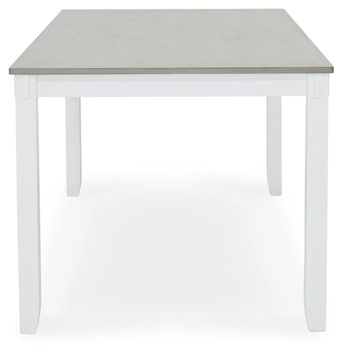 Stonehollow Dining Table and Chairs with Bench (Set of 6) - Gate FurnitureDining Table