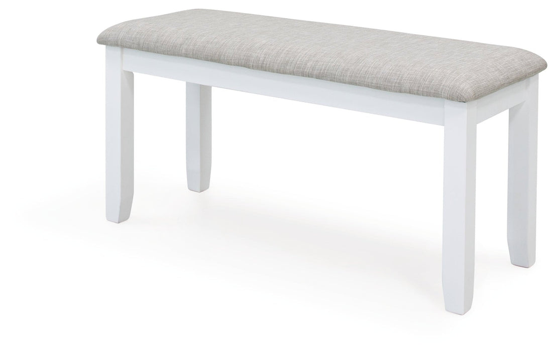 Stonehollow Dining Table and Chairs with Bench (Set of 6) - Gate FurnitureDining Table