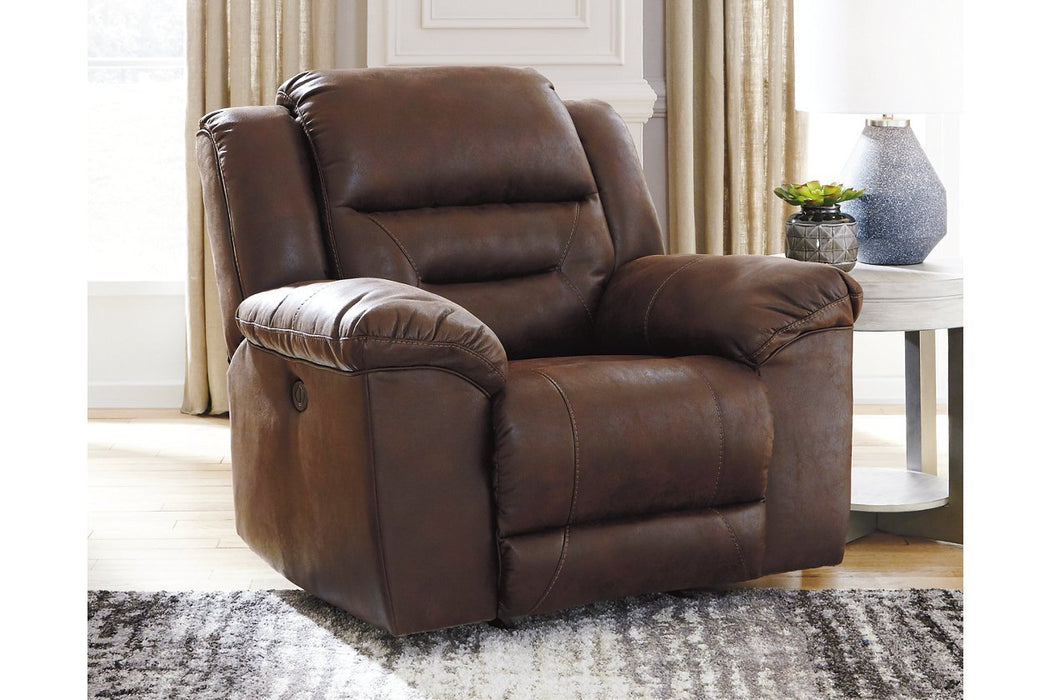 Stoneland Chocolate Power Recliner - Gate FurniturePower Recliner