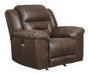 Stoneland Chocolate Power Recliner - Gate FurniturePower Recliner