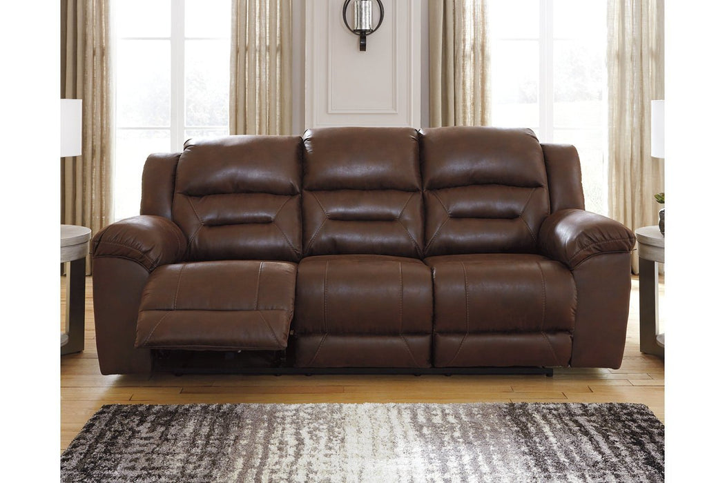 Stoneland Chocolate Power Reclining Sofa - Gate FurniturePower Reclining Sofa
