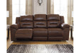 Stoneland Chocolate Power Reclining Sofa - Gate FurniturePower Reclining Sofa