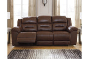 Stoneland Chocolate Power Reclining Sofa - Lara FurniturePower Reclining Sofa