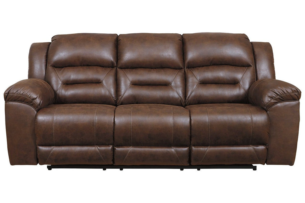 Stoneland Chocolate Power Reclining Sofa - Gate FurniturePower Reclining Sofa
