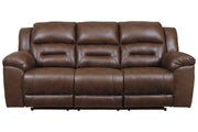 Stoneland Chocolate Power Reclining Sofa - Lara FurniturePower Reclining Sofa