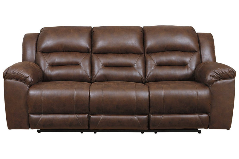 Stoneland Chocolate Power Reclining Sofa - Lara FurniturePower Reclining Sofa
