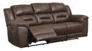 Stoneland Chocolate Power Reclining Sofa - Gate FurniturePower Reclining Sofa