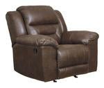 Stoneland Chocolate Recliner - Lara FurnitureRecliner