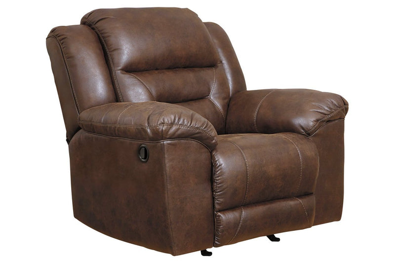 Stoneland Chocolate Recliner - Lara FurnitureRecliner
