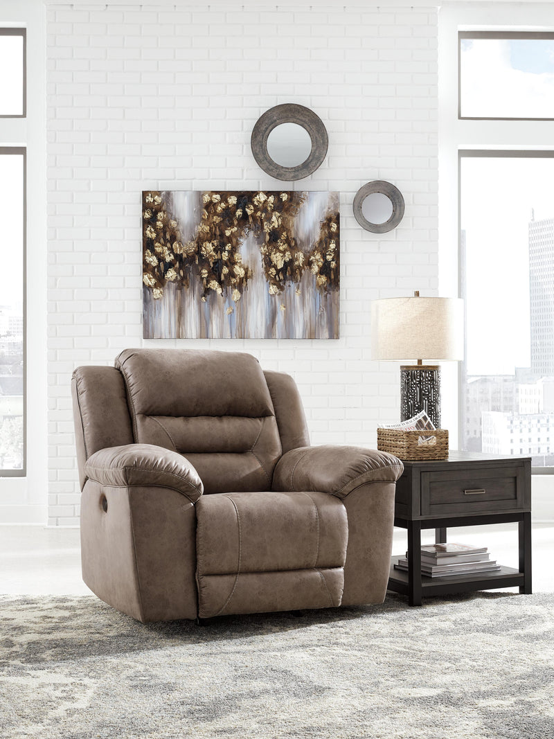 Stoneland Fossil Power Reclining Sofa and Power Recliner - 39905U10