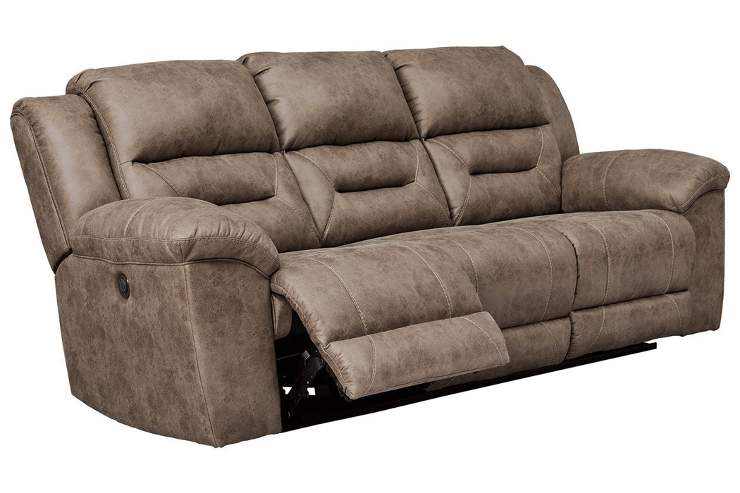 Stoneland Fossil Power Reclining Sofa - Gate FurniturePower Reclining Sofa