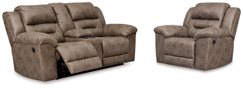 Stoneland Reclining Loveseat and Recliner - 39905U11