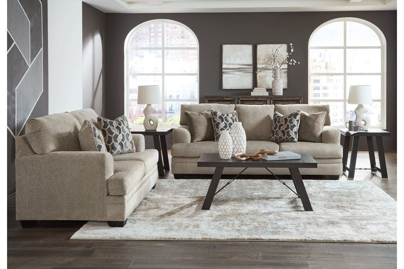 Stonemeade Taupe Living Room Set - Lara FurnitureLiving Room Set