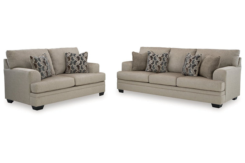 Stonemeade Taupe Living Room Set - Lara FurnitureLiving Room Set