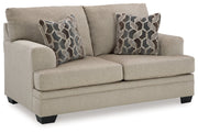 Stonemeade Taupe Loveseat - 5950435