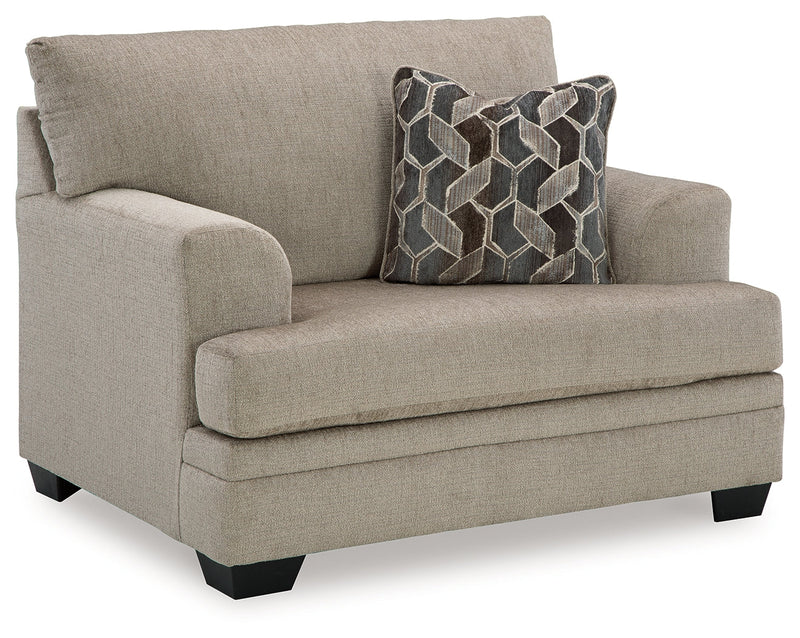 Stonemeade Taupe Oversized Chair - 5950423