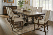 Stonington Brown Extendable Dining Set - Lara FurnitureDining Room Set