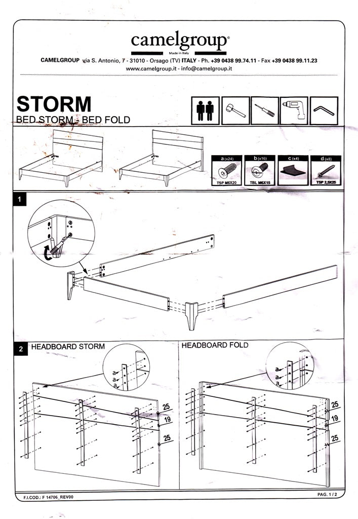 Storm Bed Queen - Lara Furniture
