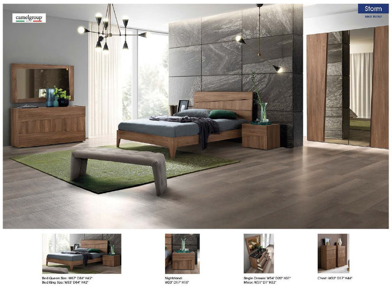 Storm Bed Queen - Lara FurnitureQueen Bed