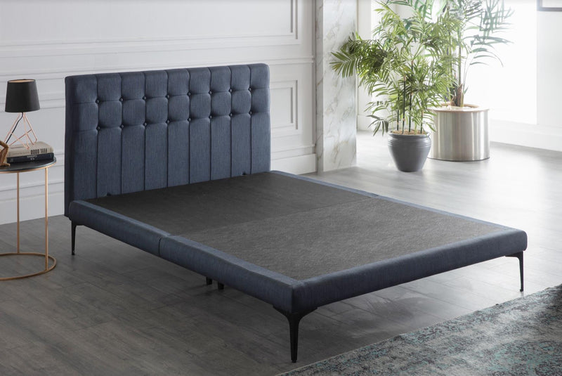 Stratton Full Foundation & Headboard (Bell Basic Navy) 1 Piece - 28STTW200200001
