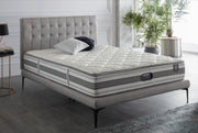 Stratton King Foundation & Headboard (Bell Basic Light Grey) 1 Piece - 28STTP100200003