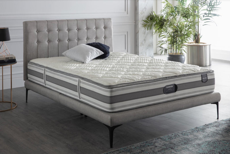 Stratton King Foundation & Headboard (Bell Basic Light Grey) 1 Piece - 28STTP100200003