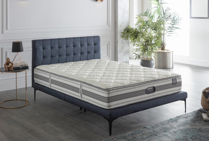 Stratton King Foundation & Headboard (Bell Basic Navy) 1 Piece - 28STTP100200001