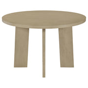 Strouse 47-inch Round Wood Dining Room Table Natural Oak - 193940NAT