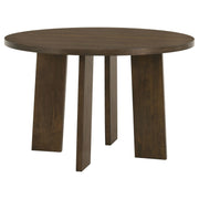 Strouse 5-piece Dining Set Black and Walnut - 193940WAL-S5C