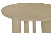 Strouse 5-piece Dining Set Cream and Natural Oak - 193940NAT-S5D