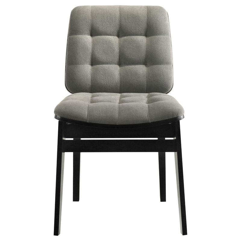 Strouse 5-piece Dining Set Grey and Black - 193940BLK-S5E