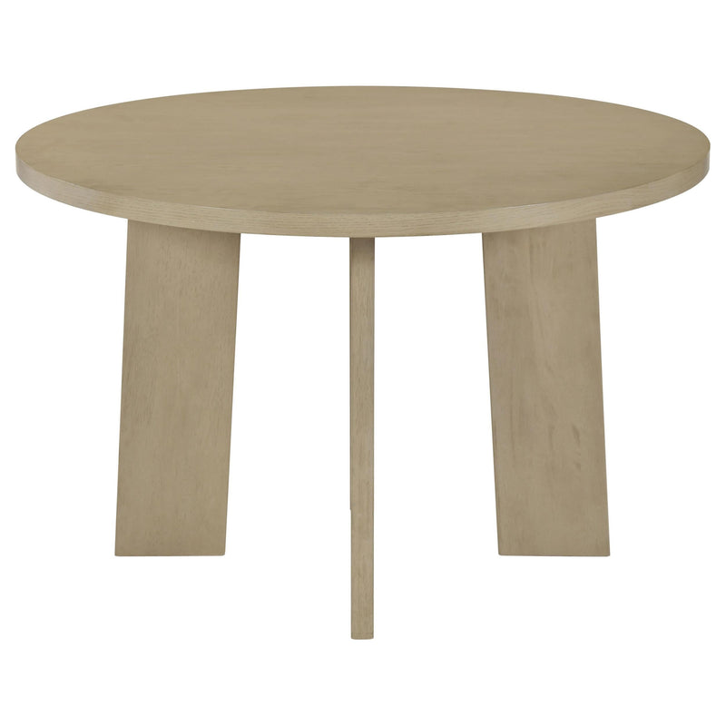 Strouse 5-piece Dining Set Grey and Natural Oak - 193940NAT-S5E